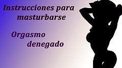 JOI en espanol con final sorpresa, posible orgasmo denegado