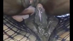 Double Ebony Clit