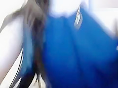 Illana licking a rubber penis