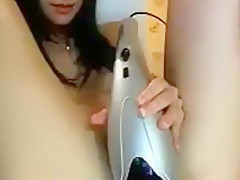 Kaprisya trying a new sex toy