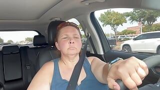 Waiting in the carpool line at school